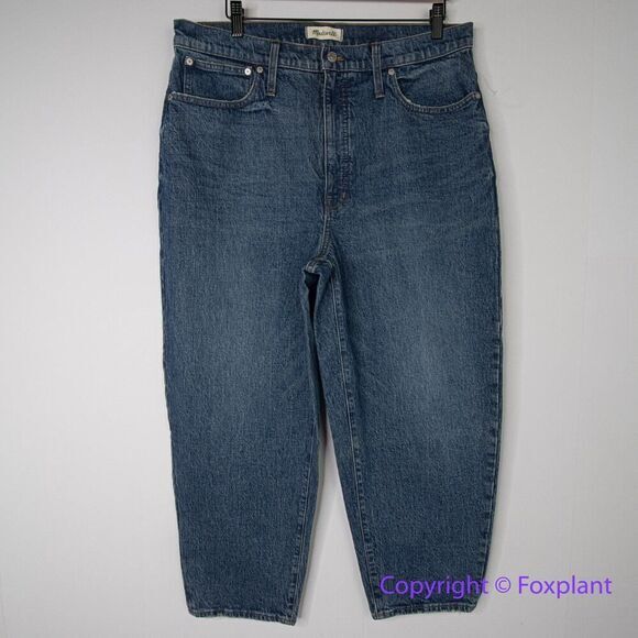 NEW Madewell Balloon Jeans in Corson Wash, size 33,‎ NA929 - Picture 3 of 14